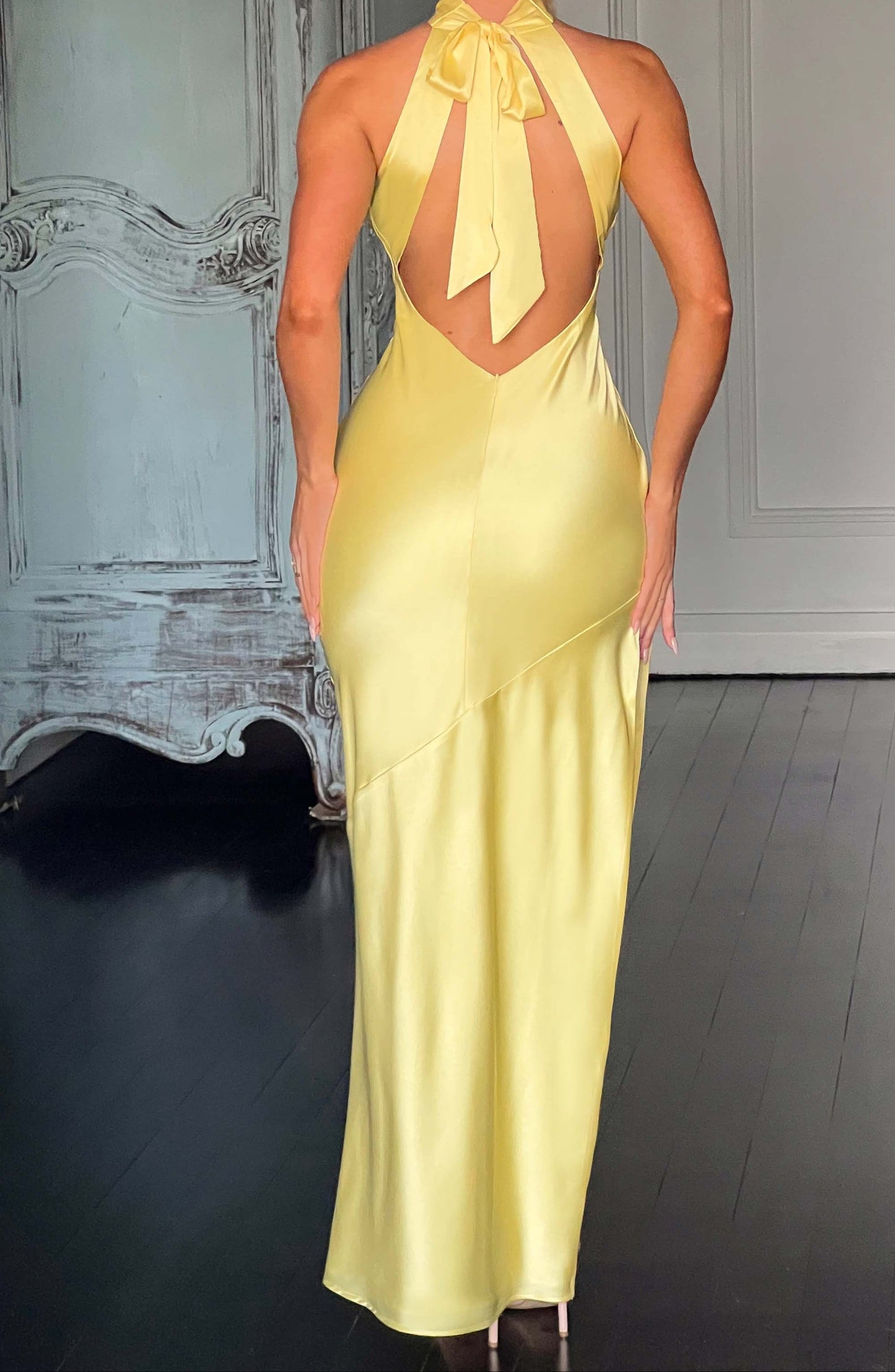 Alba Maxi Dress - Lemon