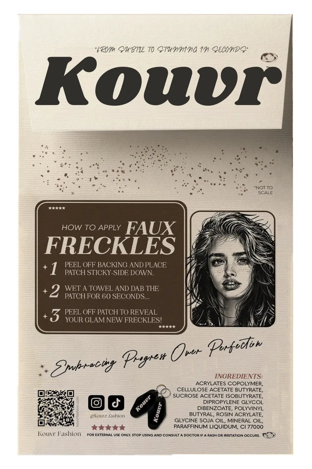 Faux Freckles Makeup Patches