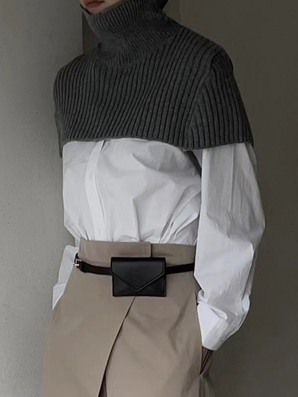 Belt Buckle Geometric Split-Joint Fanny Packs Bags Accessories Bags