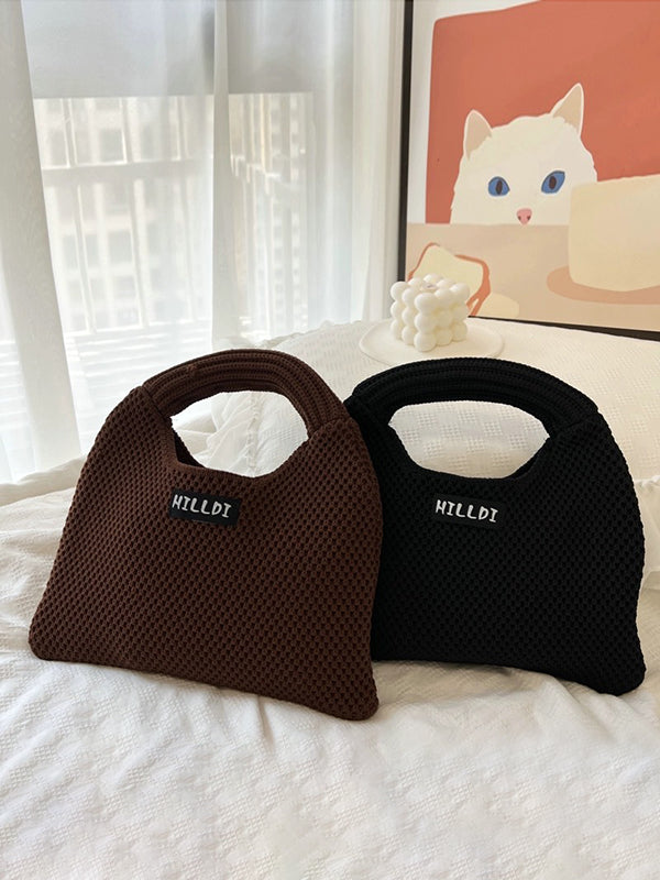 Applique Hollow Handbags Bags