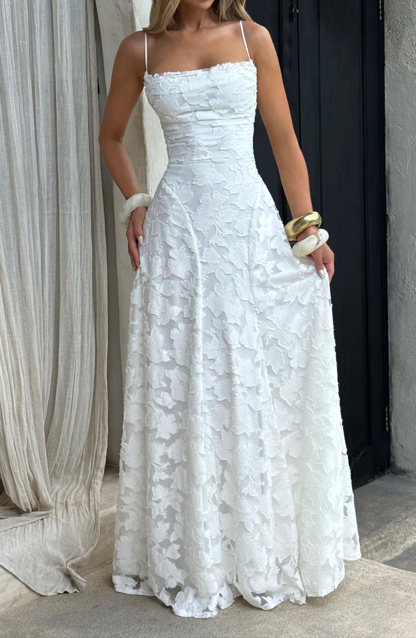 Ariana Maxi Dress - Ivory