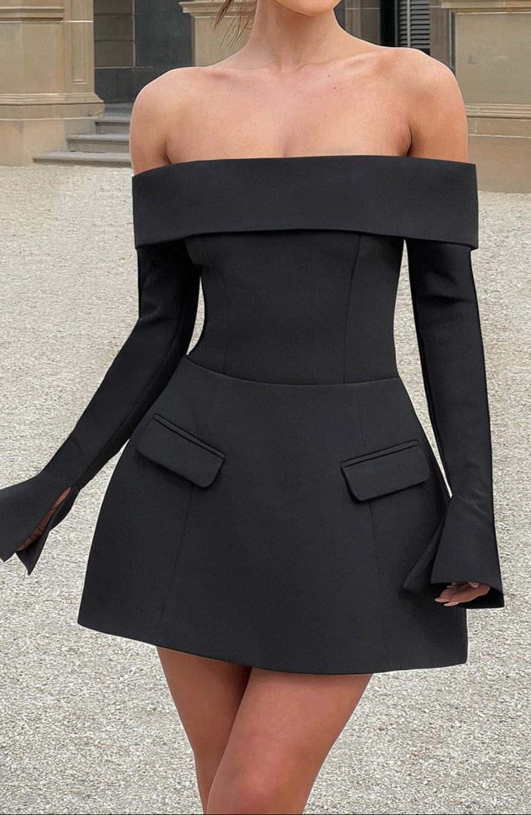 Marta Mini Dress - Black