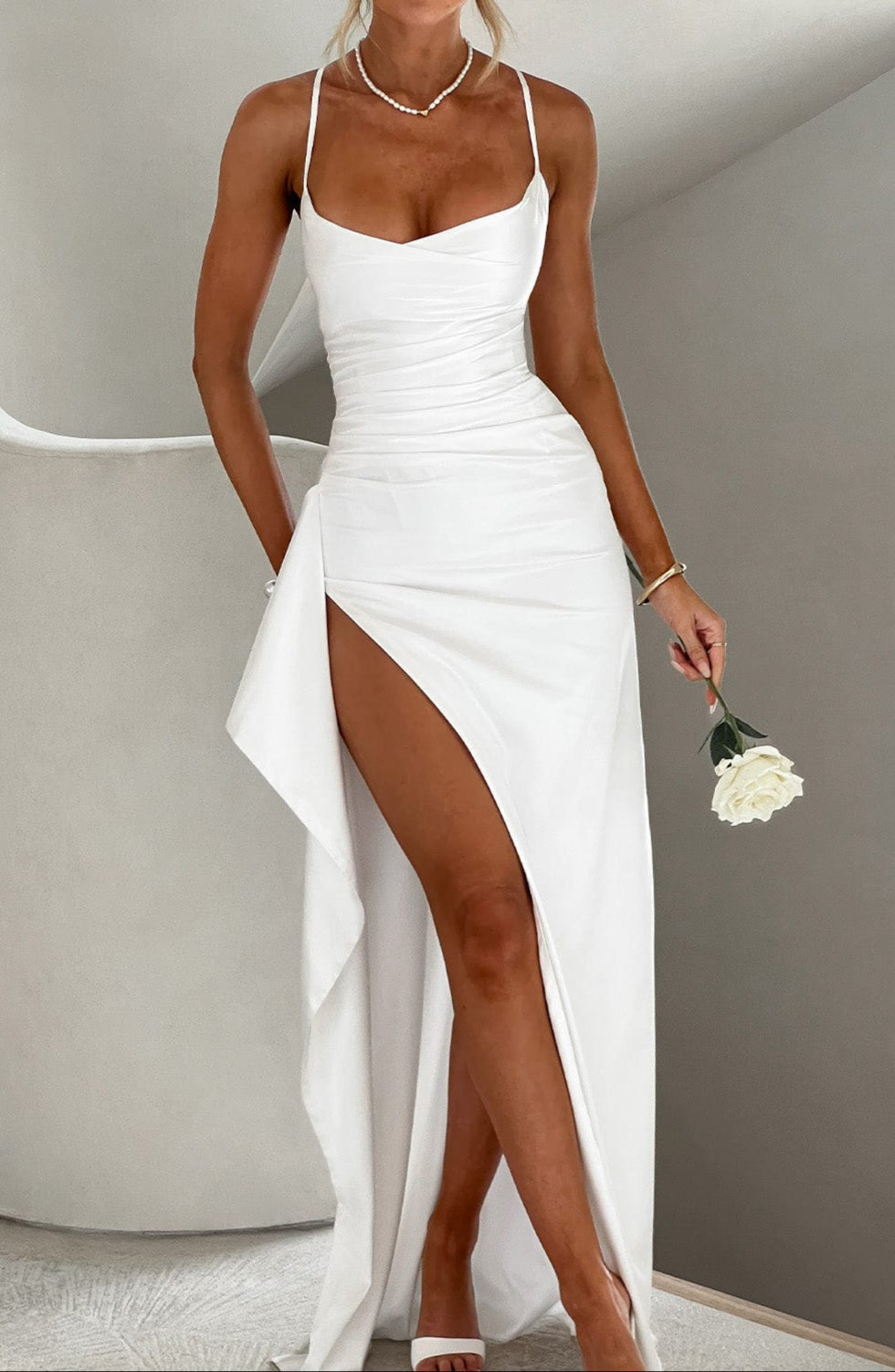 Claudia Maxi Dress - Ivory