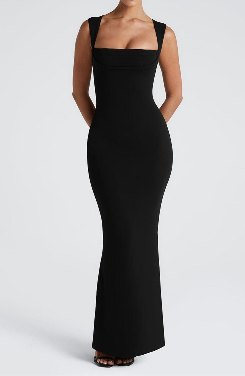 Alejandra Maxi Dress - Black
