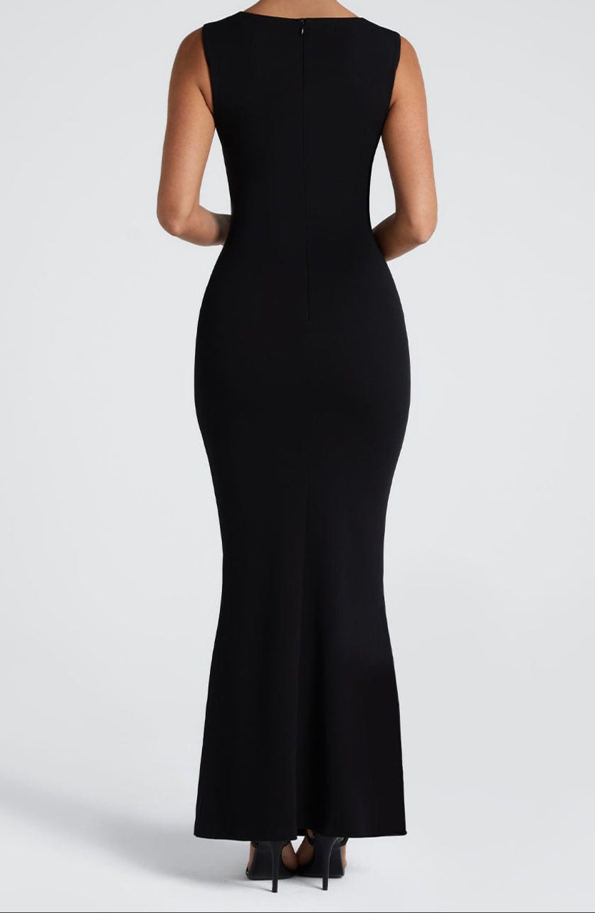 Clarina Maxi Dress - Black
