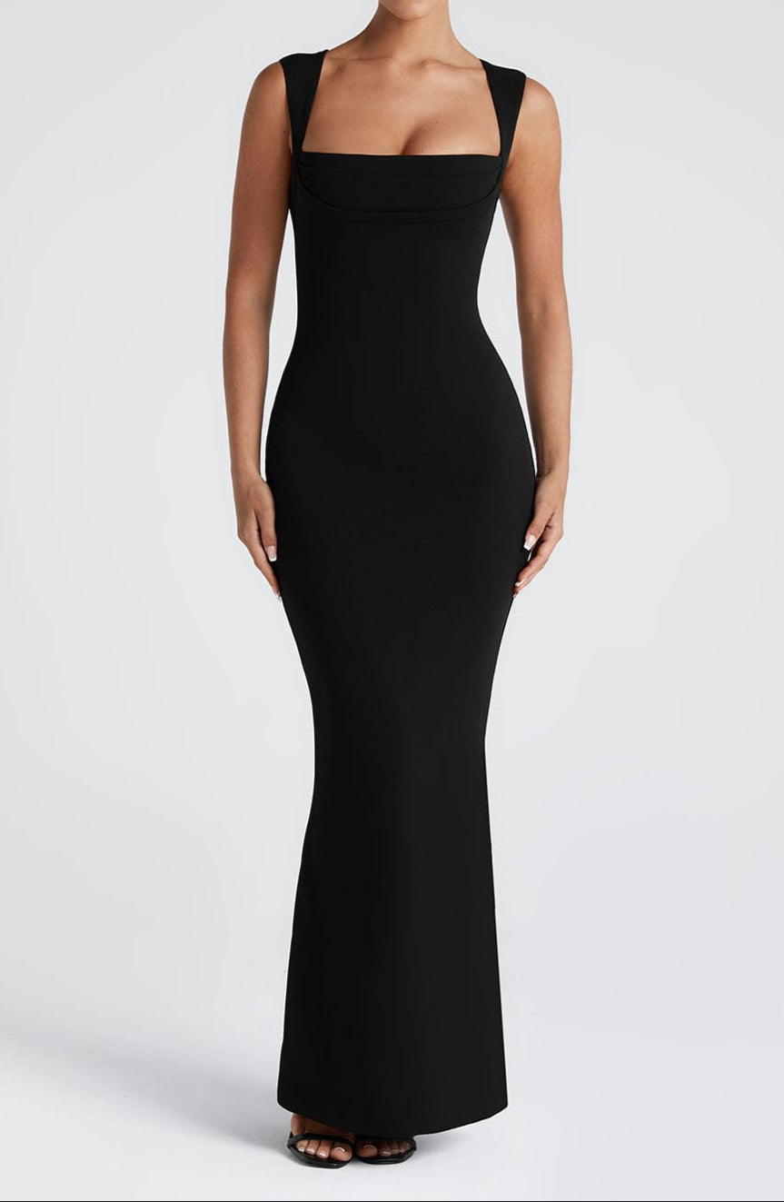 Alejandra Maxi Dress - Black