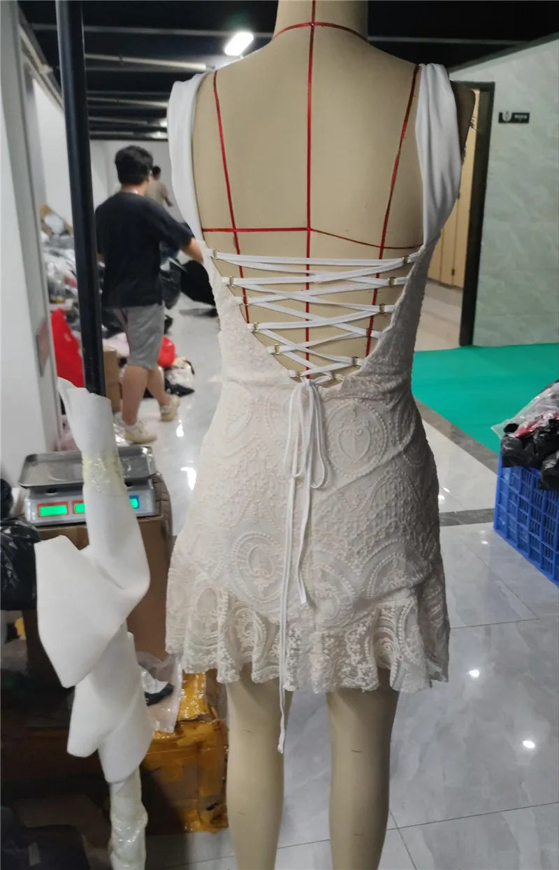 Hirigin Party Club Robe for Cut Out Dresses