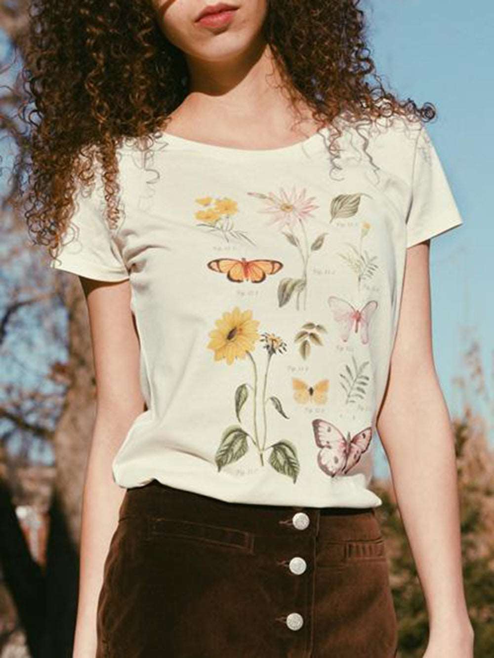 Botanical Graphic Tshirt