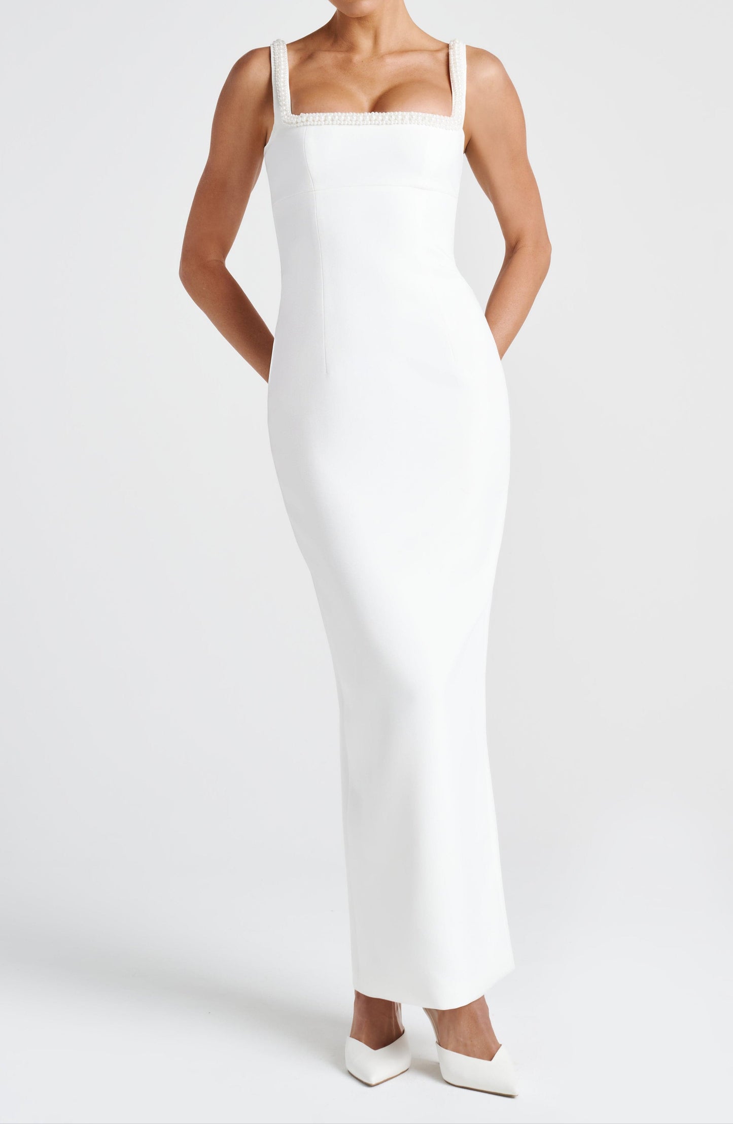 Allison Midaxi Dress - Ivory