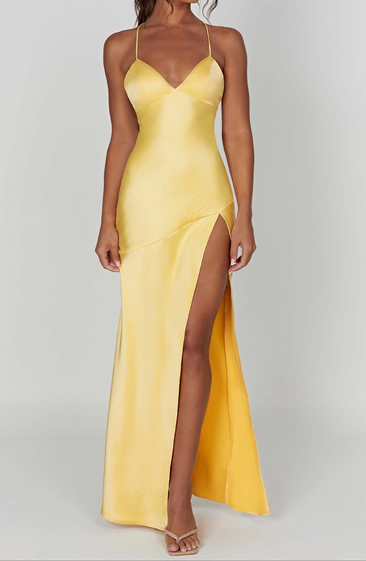 Macarena Maxi Dress - Lemon