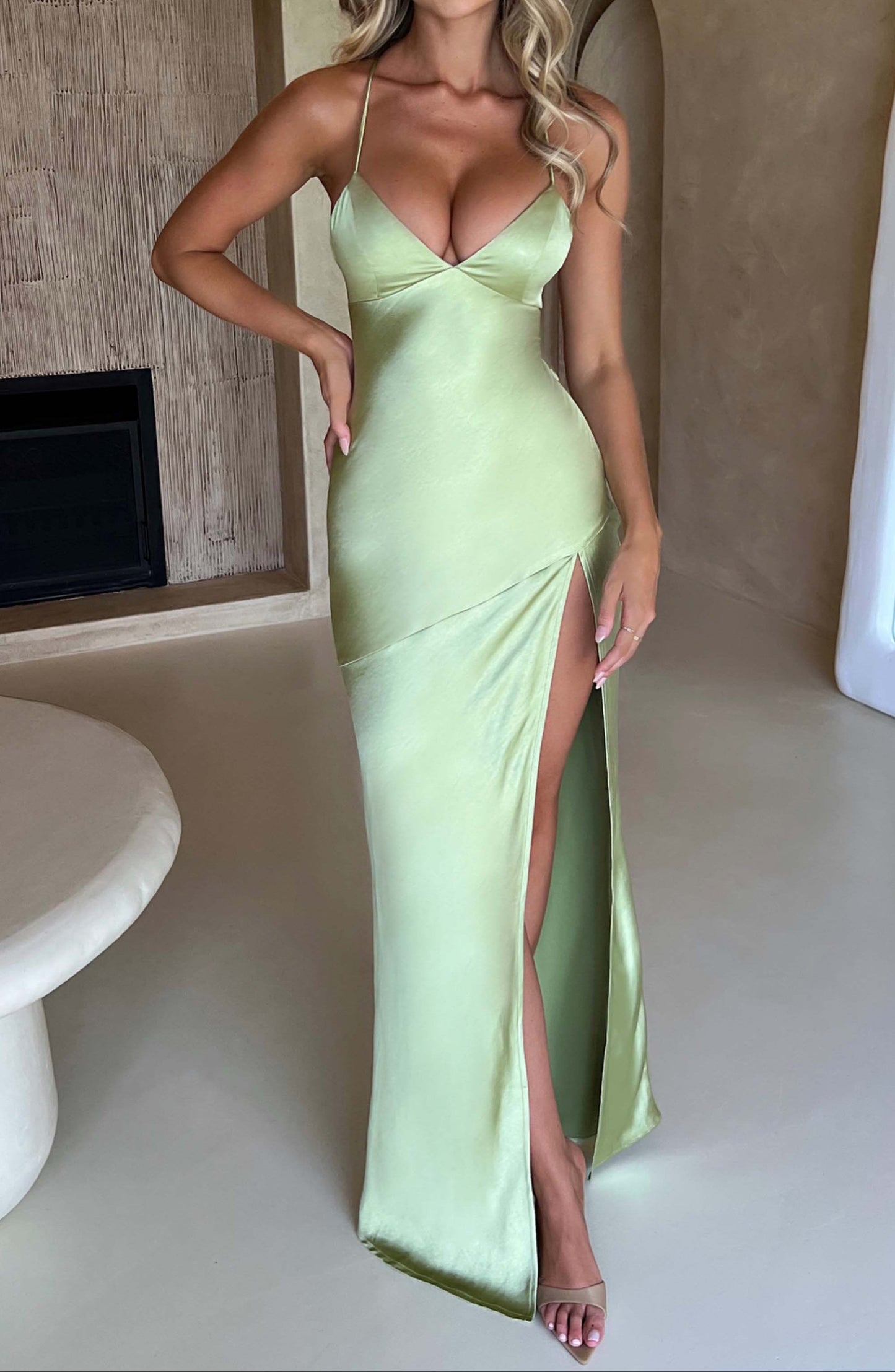 Giovanna Maxi Dress - Sage