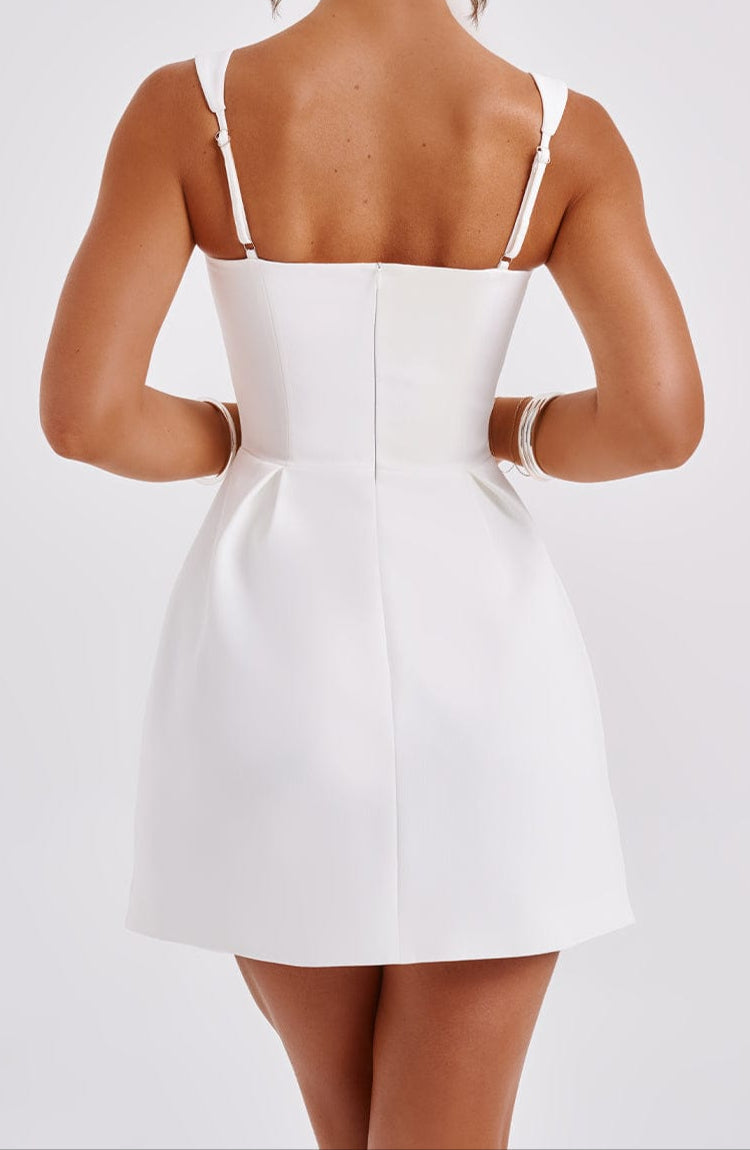 Celia Mini Dress - Ivory