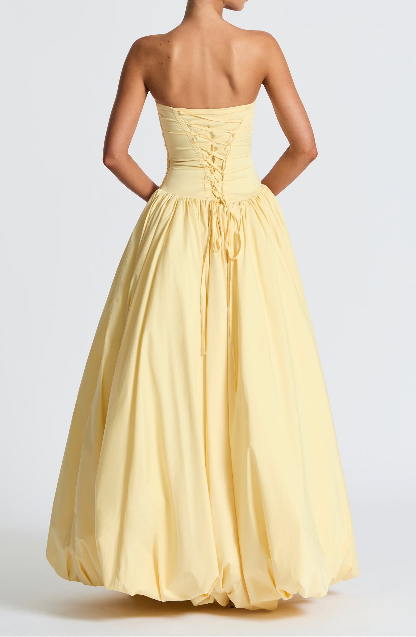 Florencia Maxi Dress-Lemon