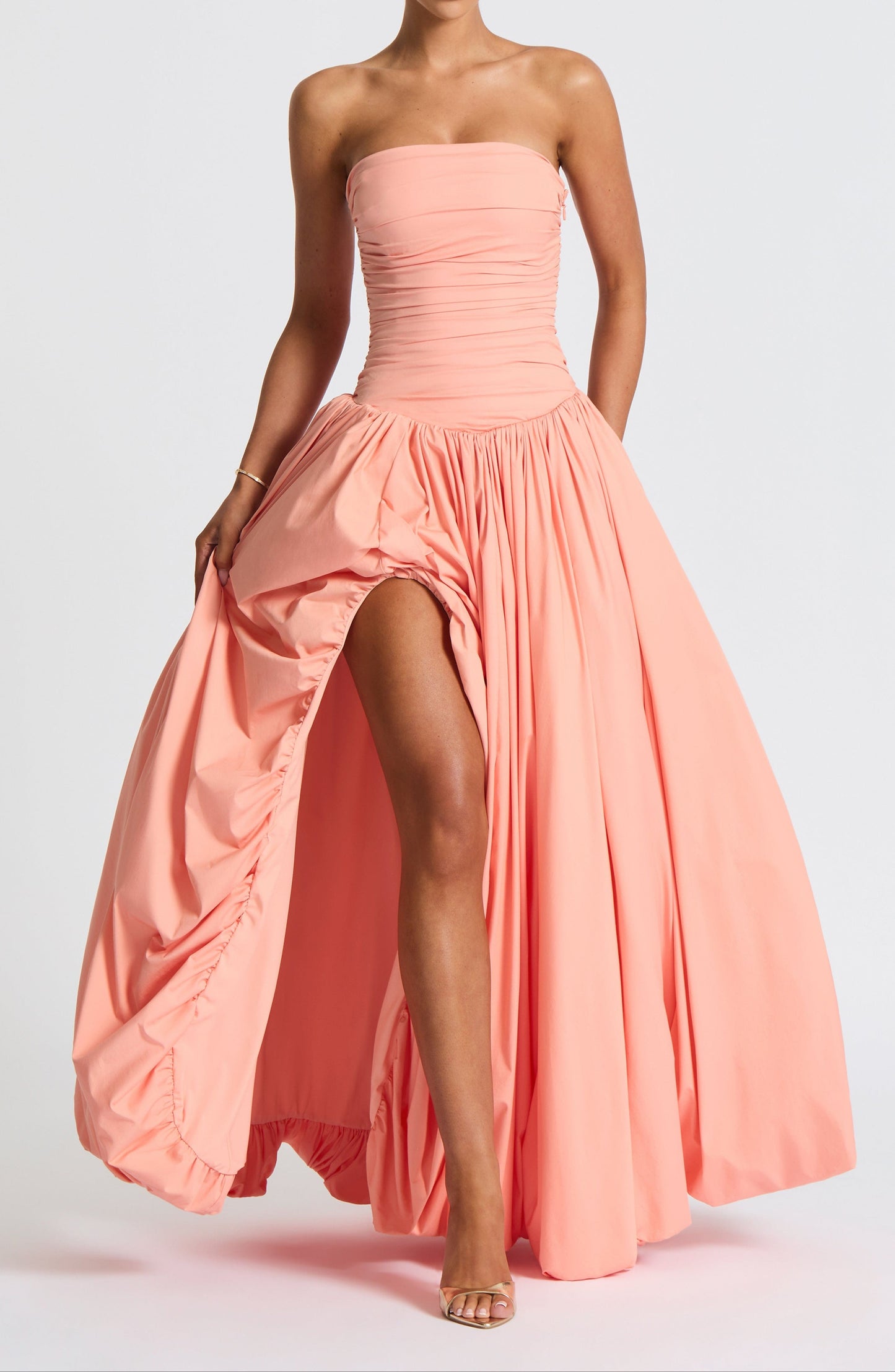 Claretta Maxi Dress - Peach