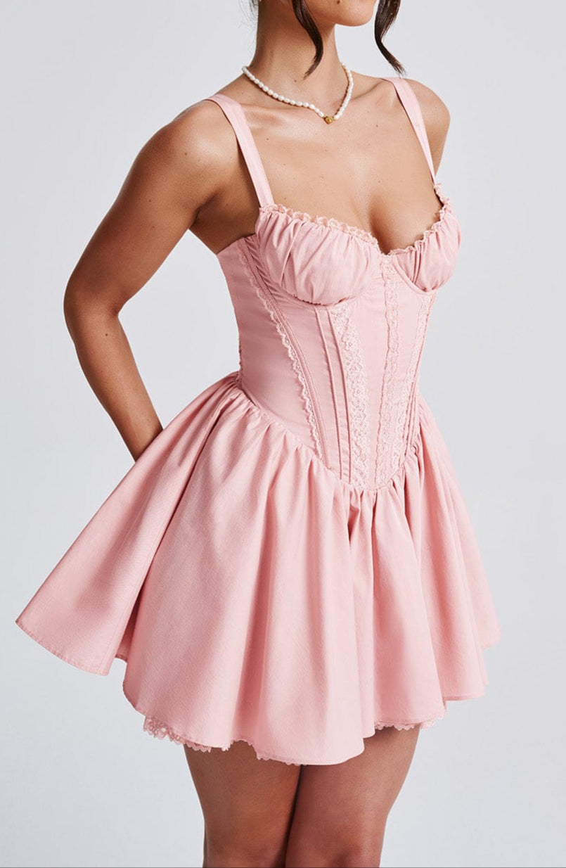 Micaela Mini Dress - Blush