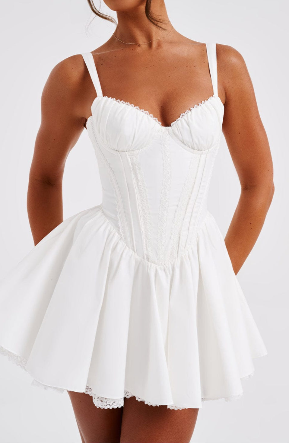 Samantha Mini Dress - White