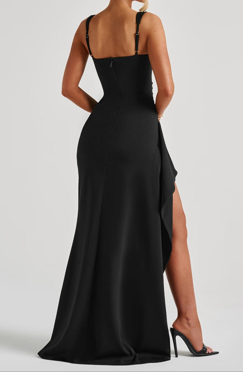 Julieta Maxi Dress-Black
