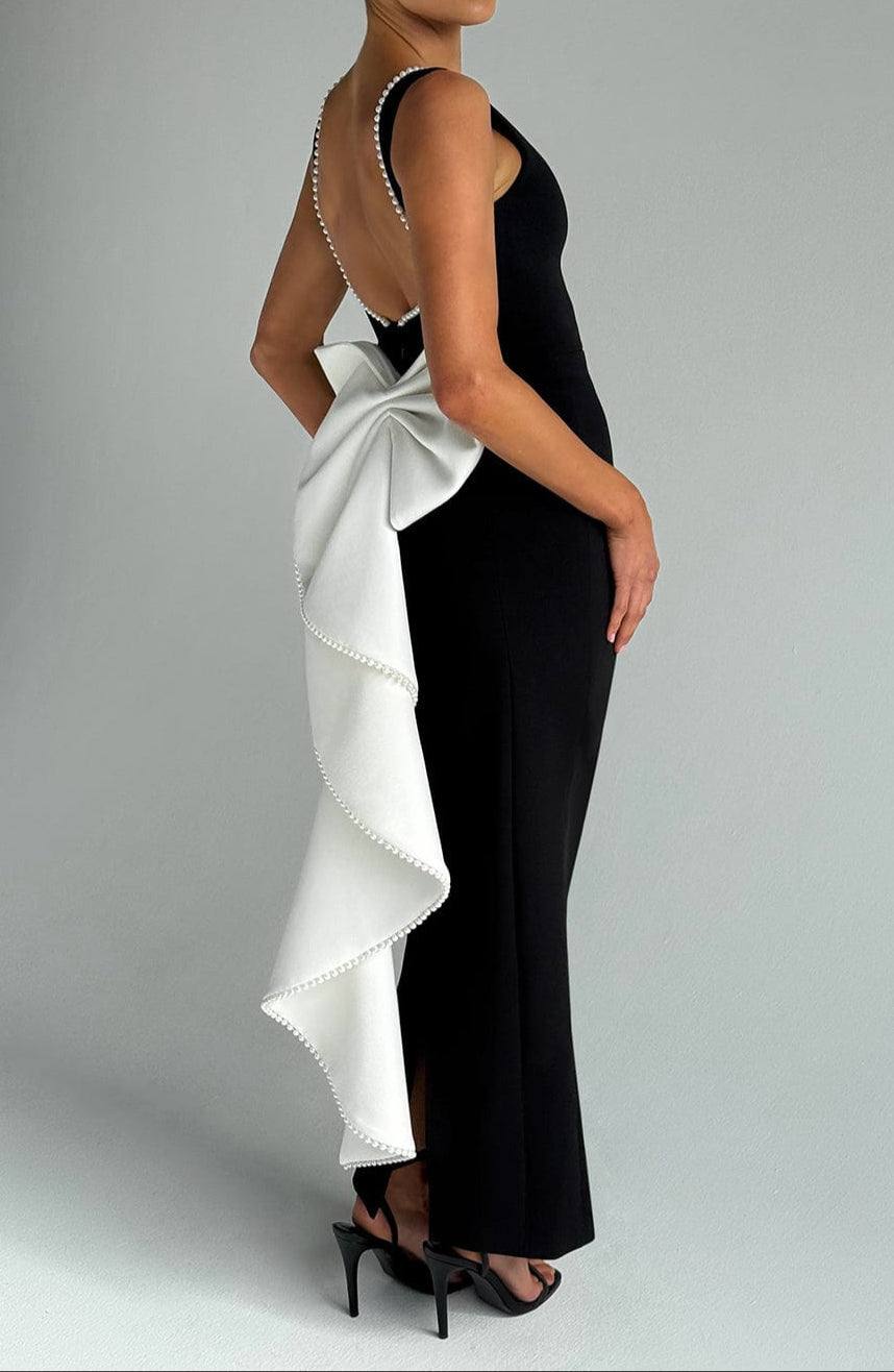 Elizabeth Midaxi Dress-Black