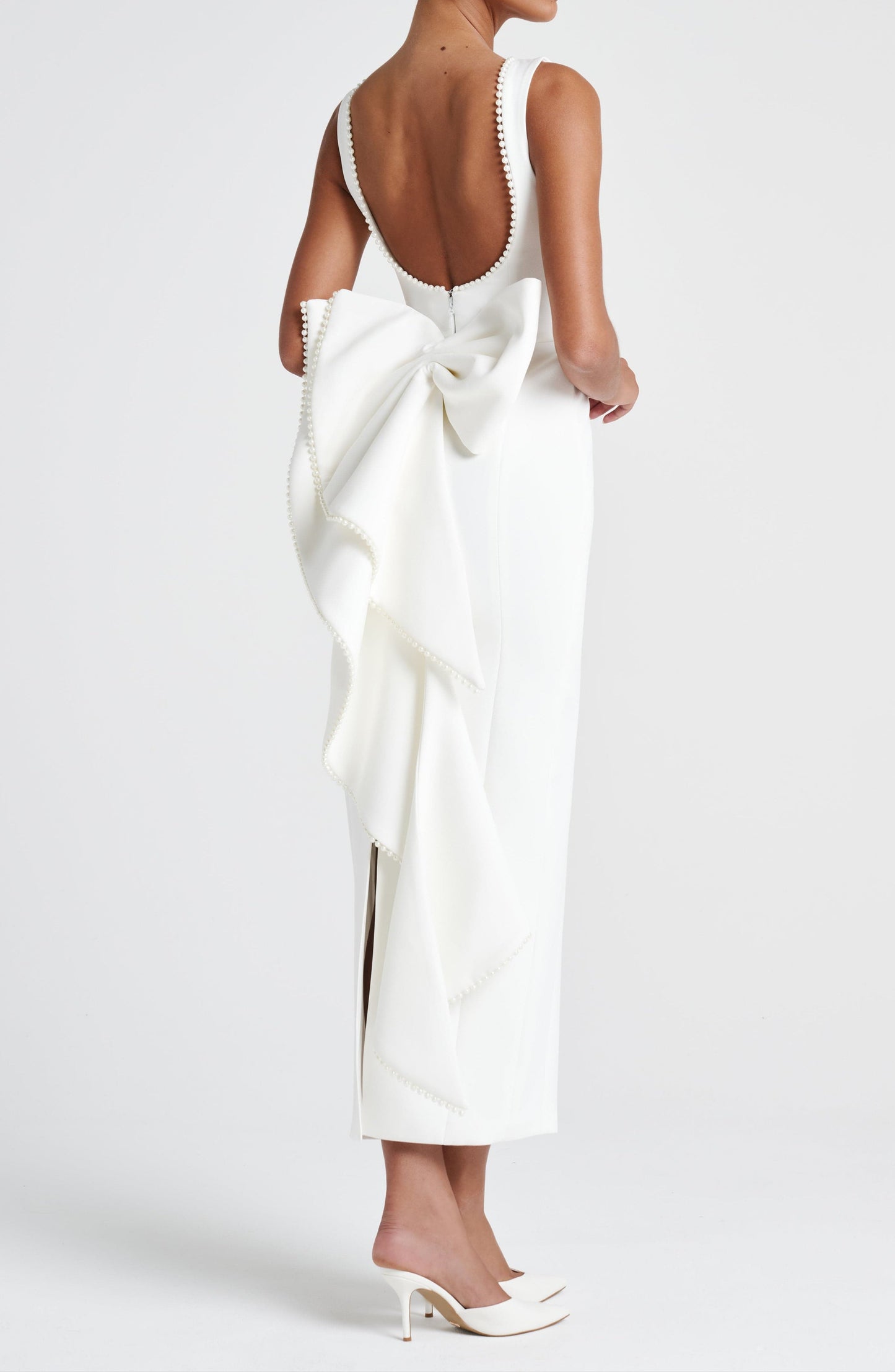 Abril Midaxi Dress - Ivory