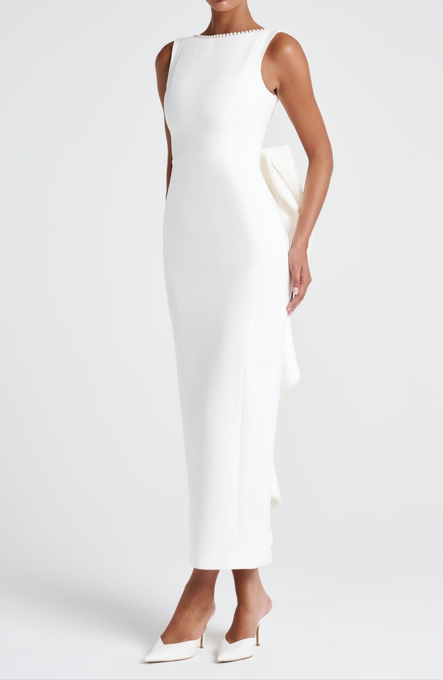 Abril Midaxi Dress - Ivory