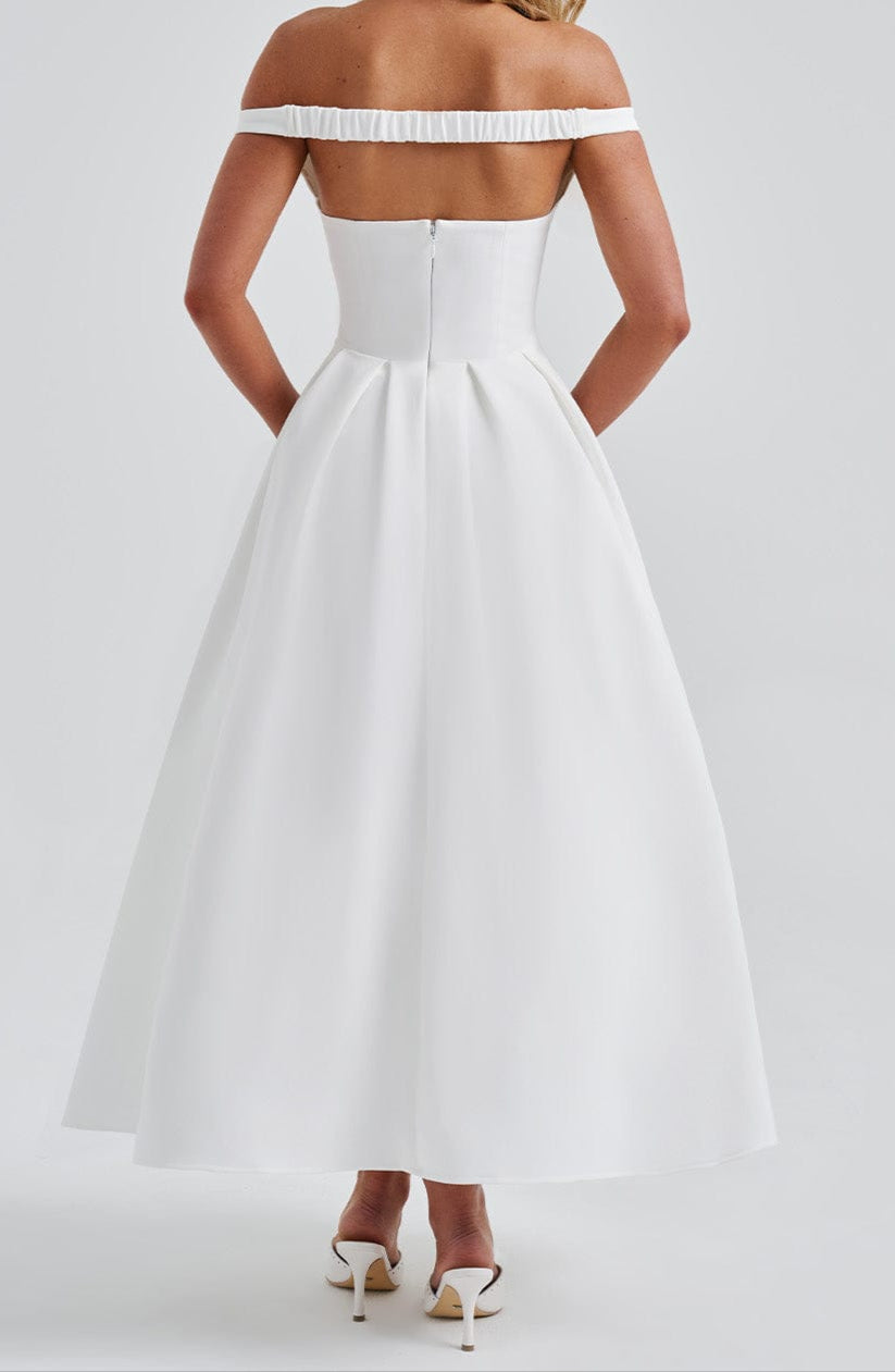 Galilea Midi Dress - Ivory