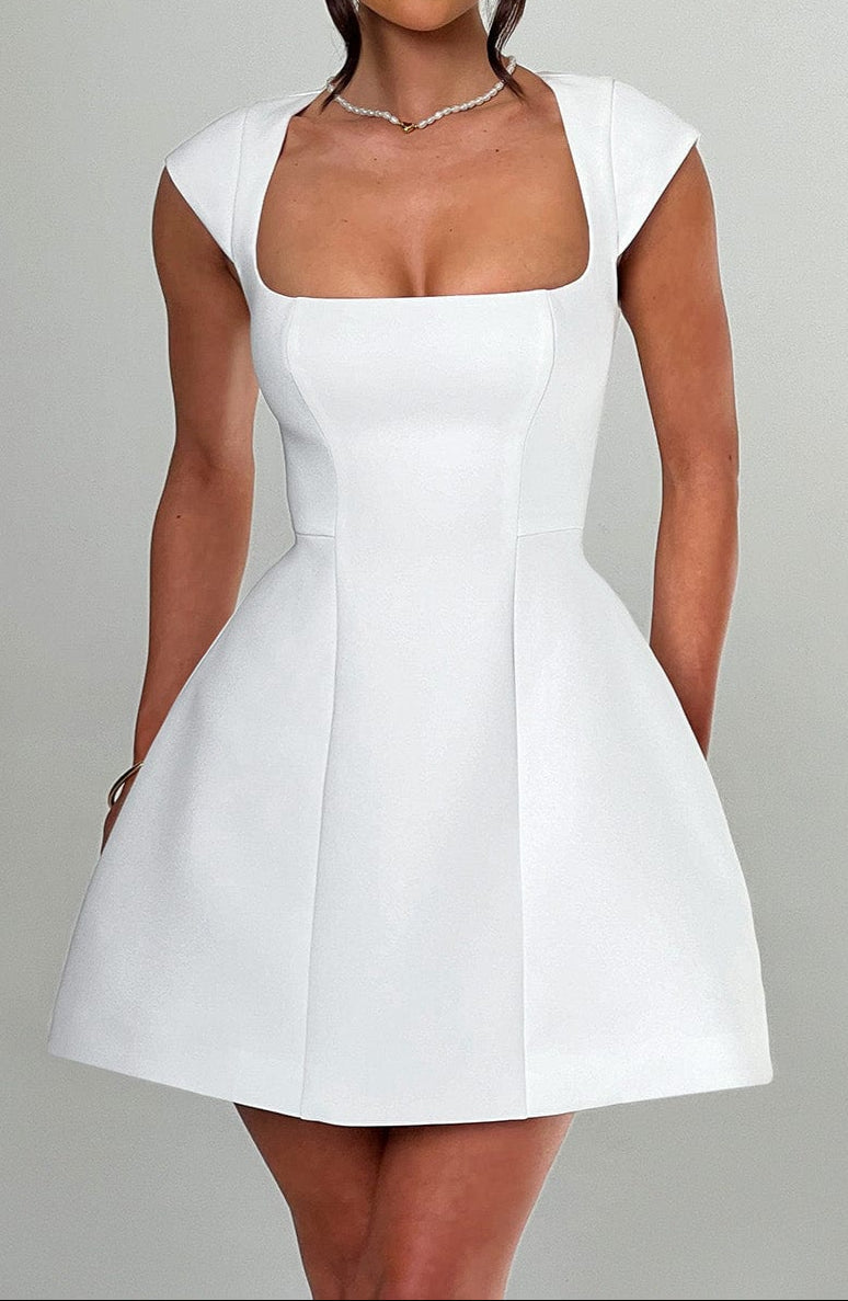 Amanda Mini Dress - Ivory