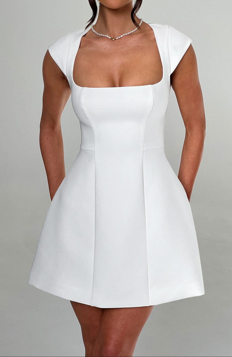 Amanda Mini Dress - Ivory