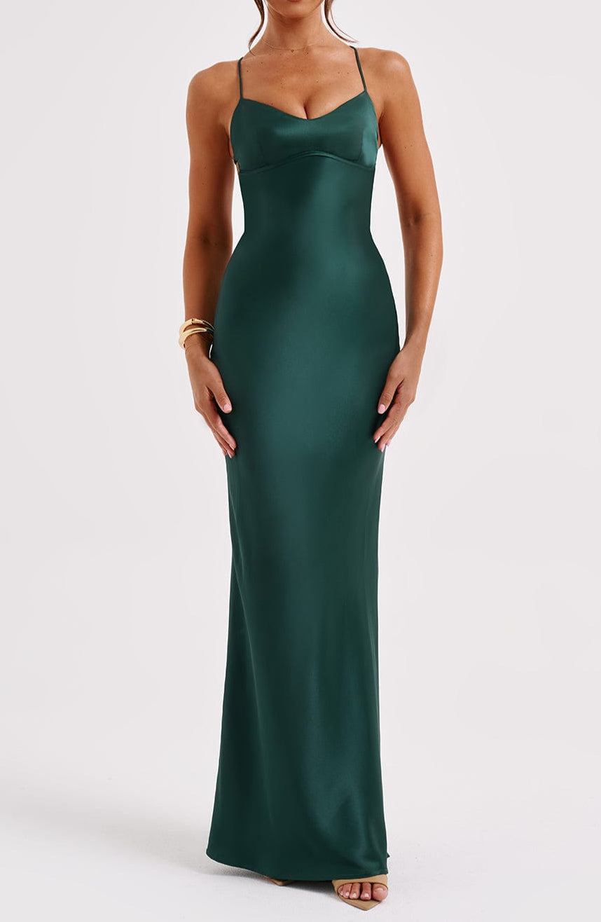 Angela Maxi Dress - Emerald