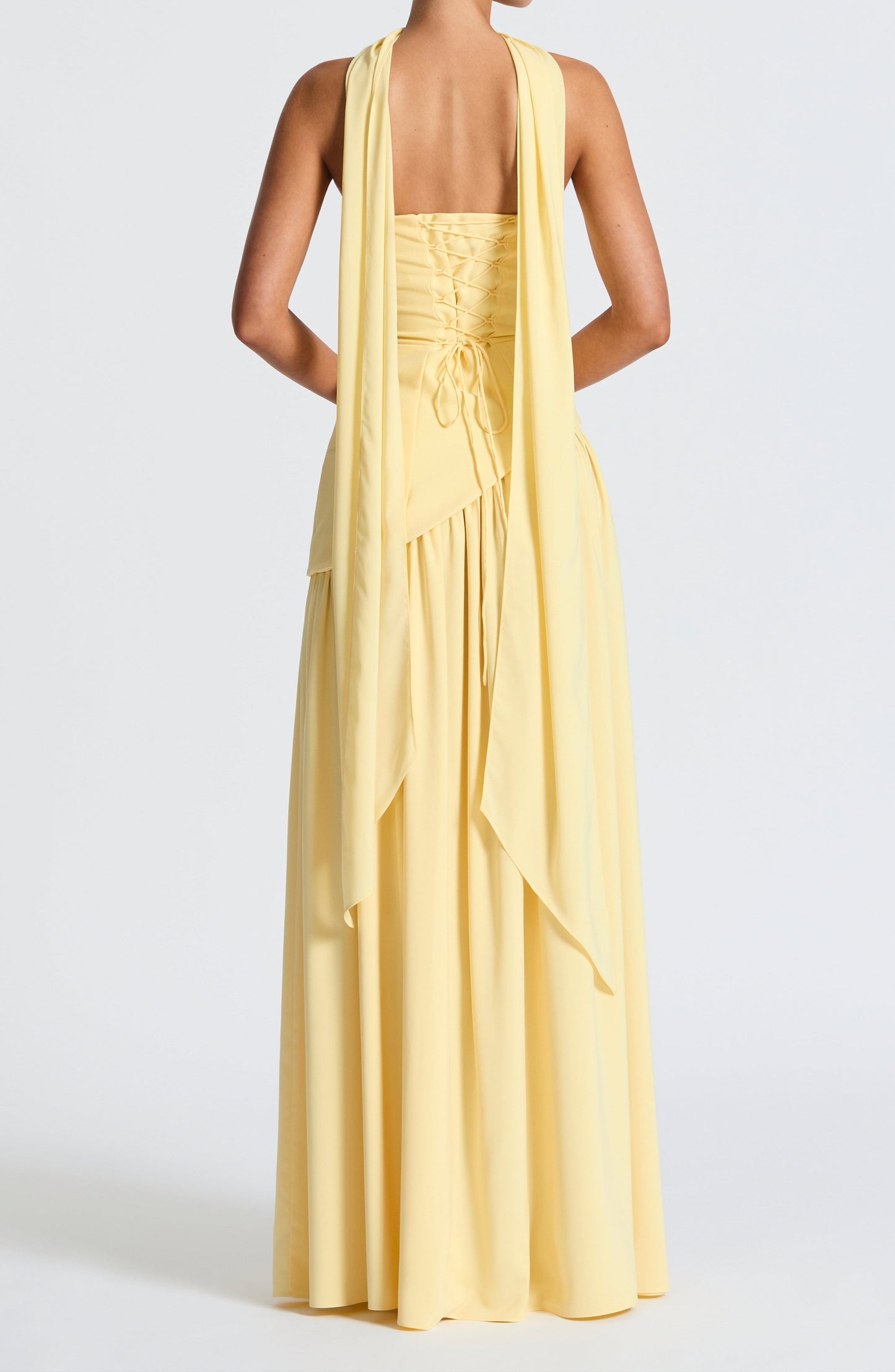 Adelina Maxi Dress - Lemon