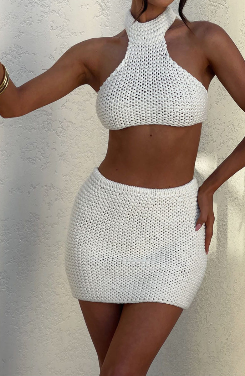 Olivia Mini Skirt - Ivory