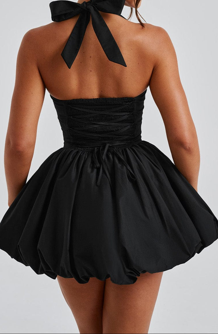 Fatima Mini Dress - Black
