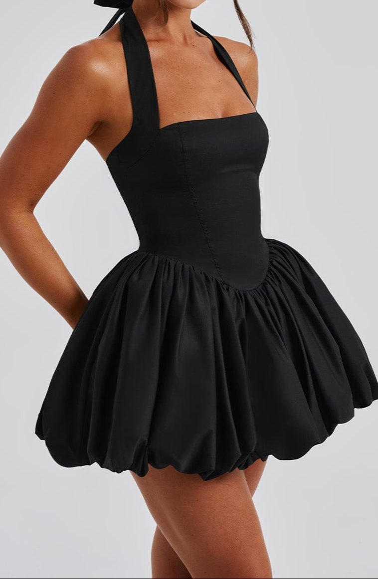 Fatima Mini Dress - Black