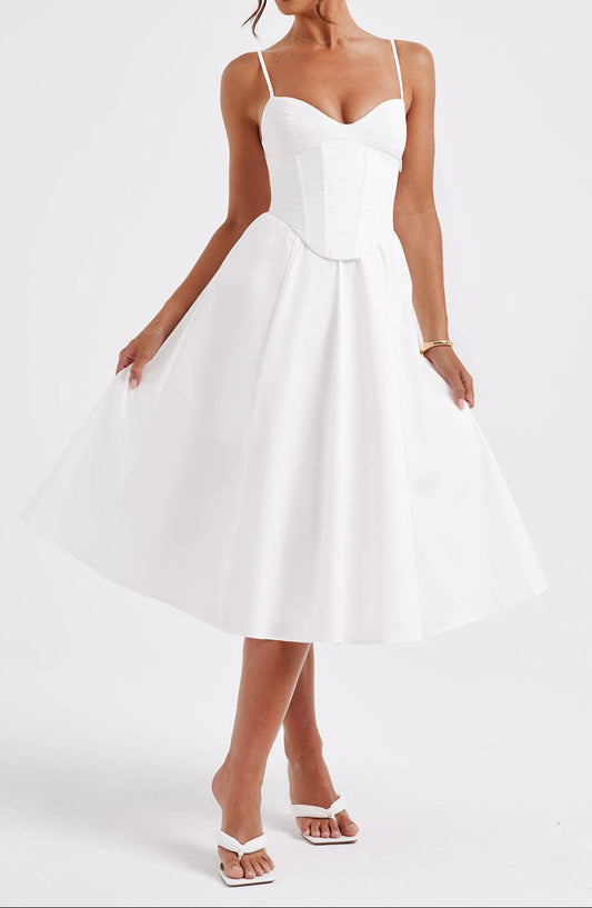 Candela Midi Dress - Ivory