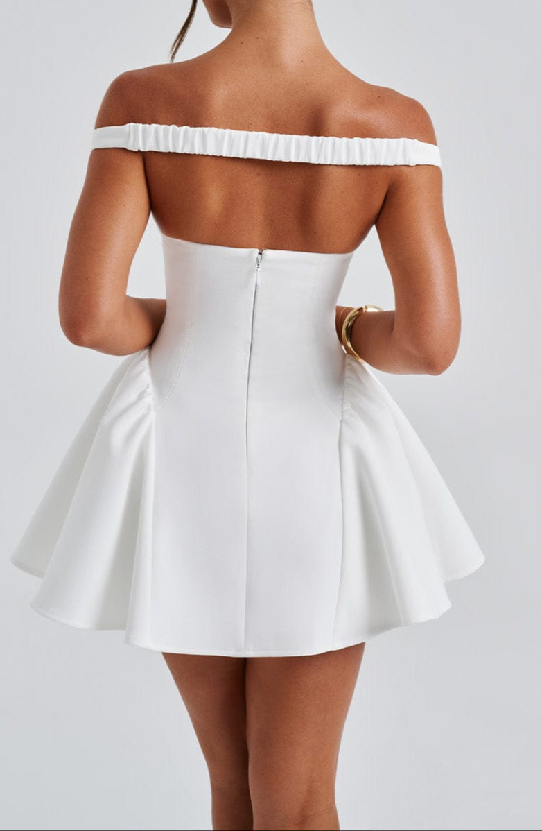 Claudia Mini Dress - Ivory