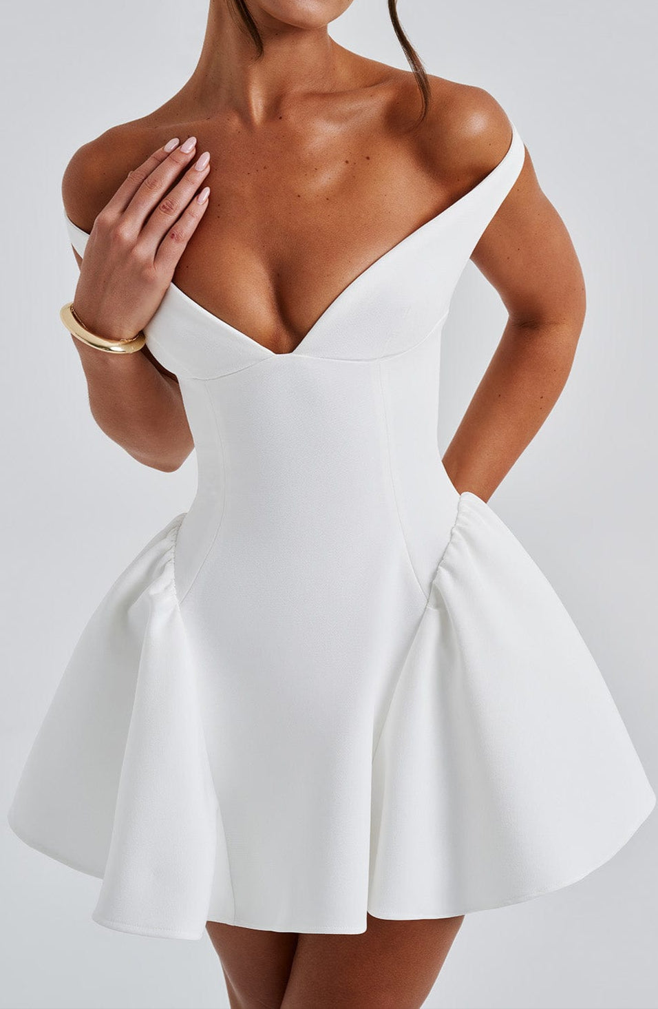 Claudia Mini Dress - Ivory