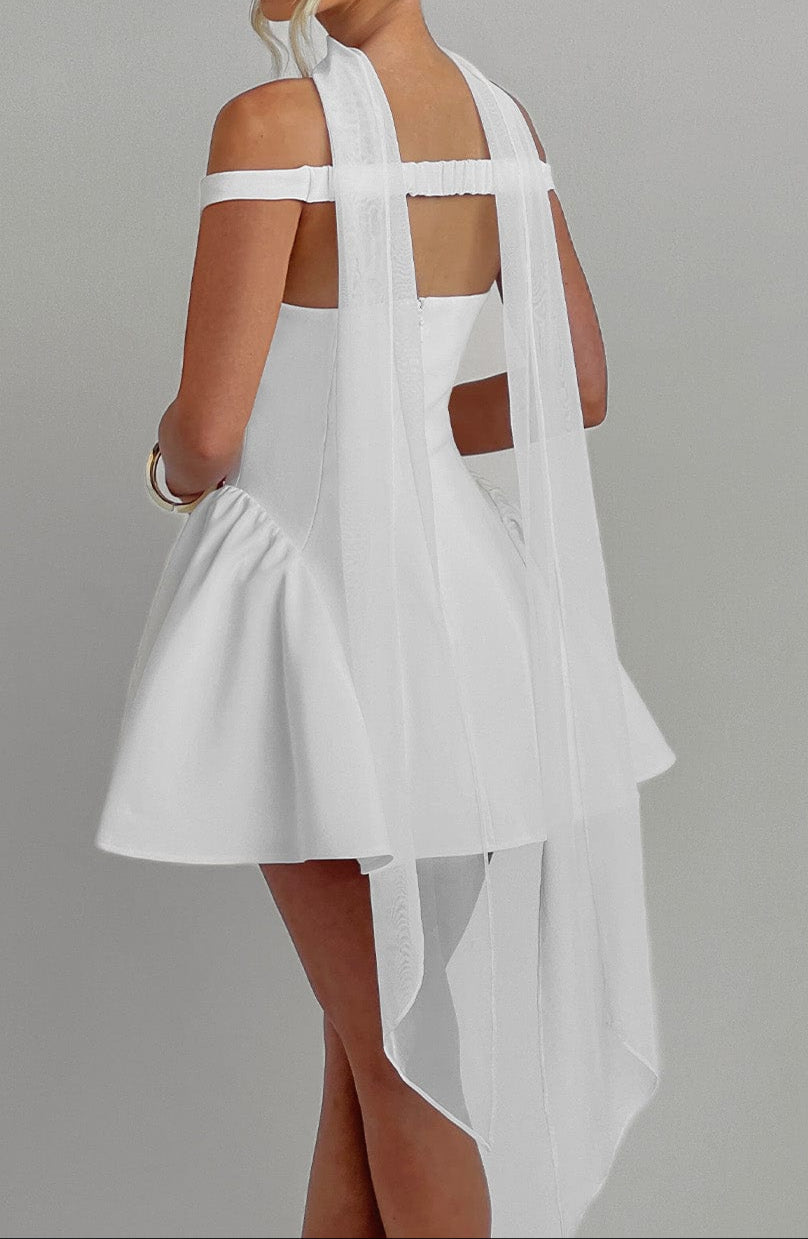 Claudia Mini Dress - Ivory