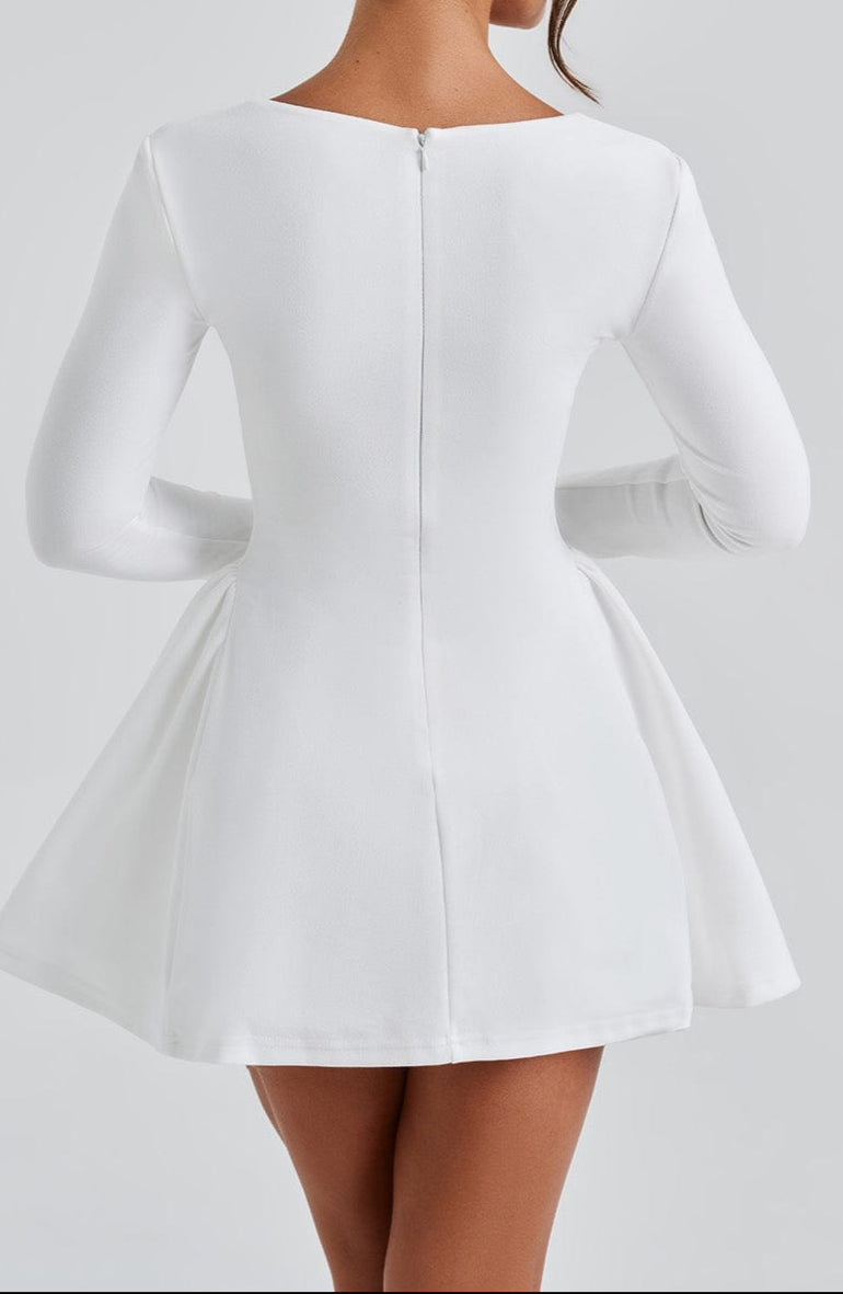 Melissa Mini Dress - Ivory