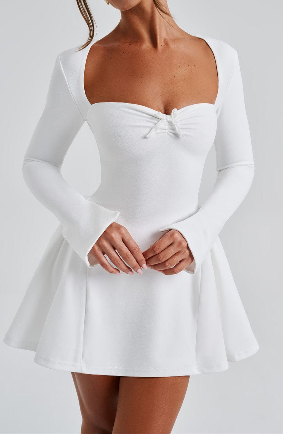 Melissa Mini Dress - Ivory