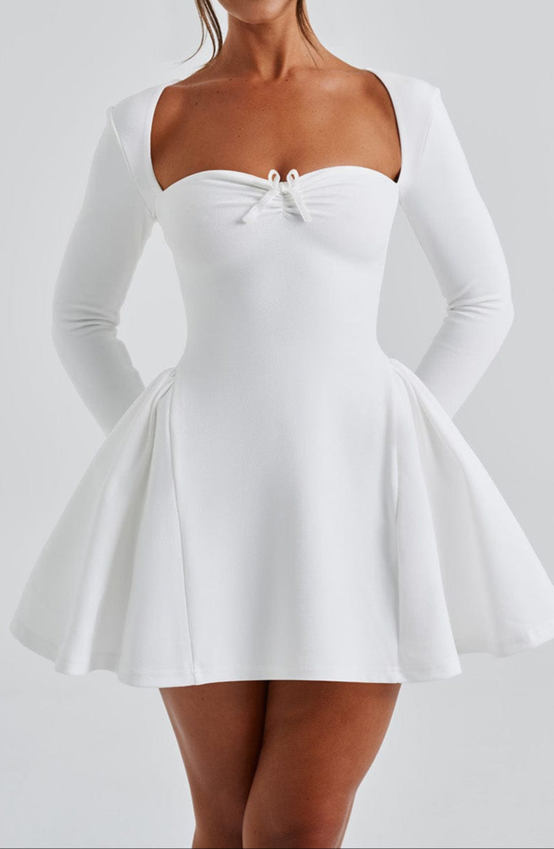 Melissa Mini Dress - Ivory