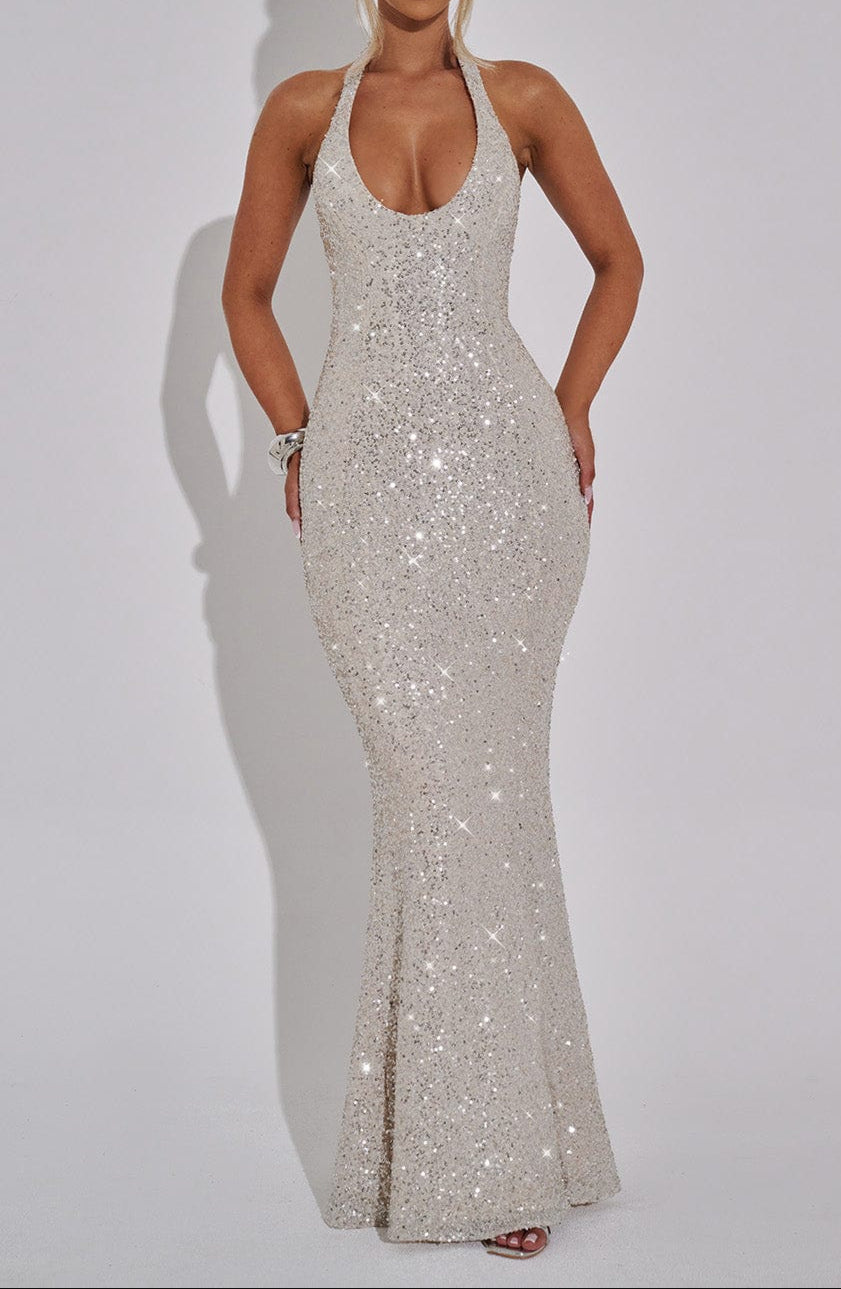 Blanca Maxi Dress - Champagne