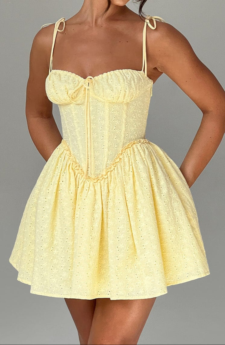 Pazienza Mini Dress - Lemon