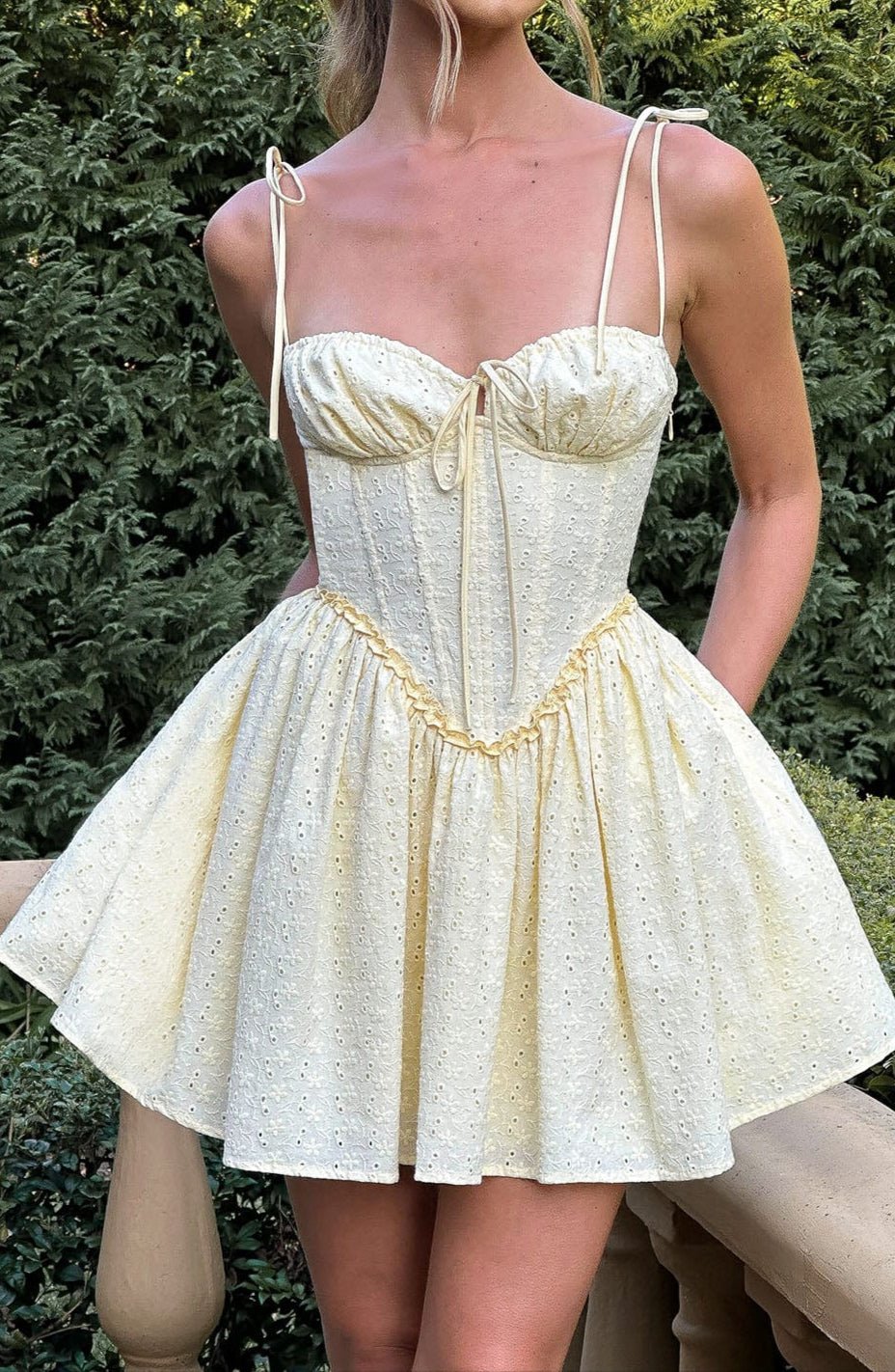 Pazienza Mini Dress - Lemon