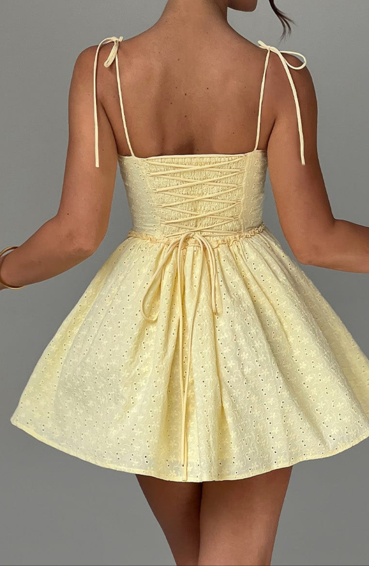 Pazienza Mini Dress - Lemon