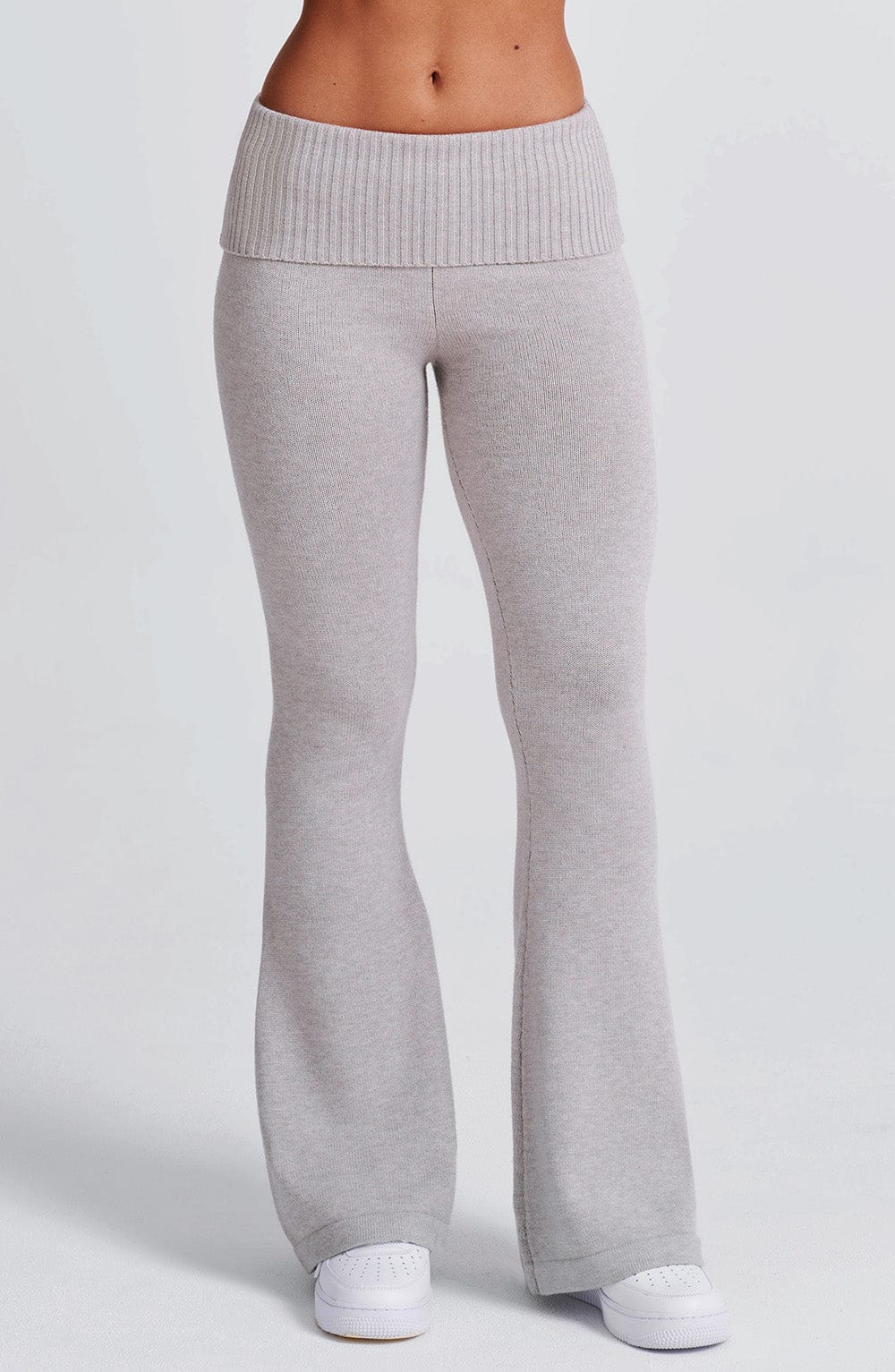 Carolina Knit Pants - Light Grey Marl