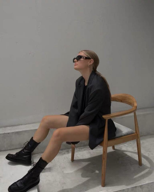 New Fashion Solid Color Lapel Blazer