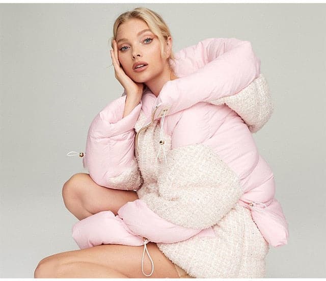 Fluffy Woolen Down Oversized Thicker Warm Coat