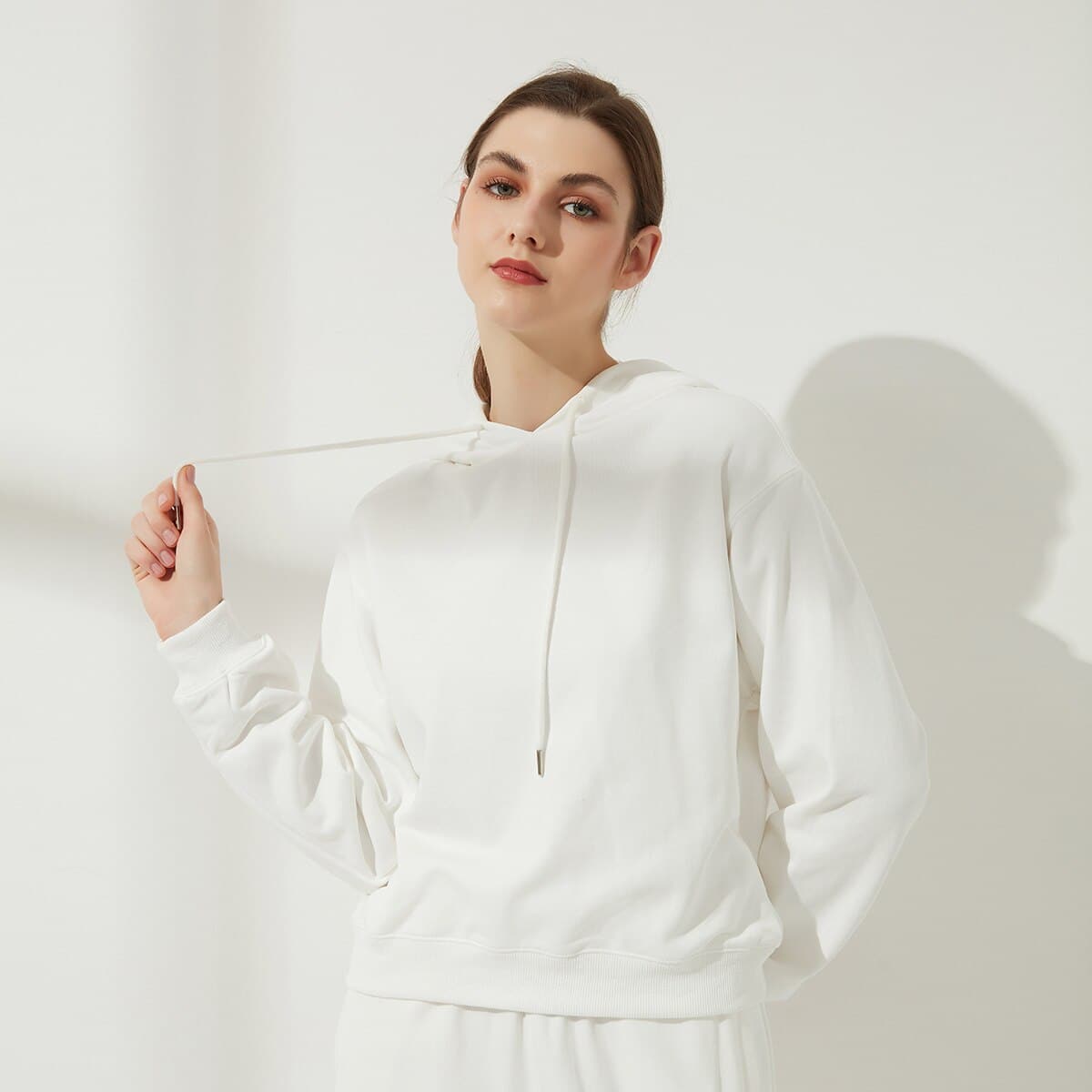 Womens Cotton Long Sleeve Sweatshirts