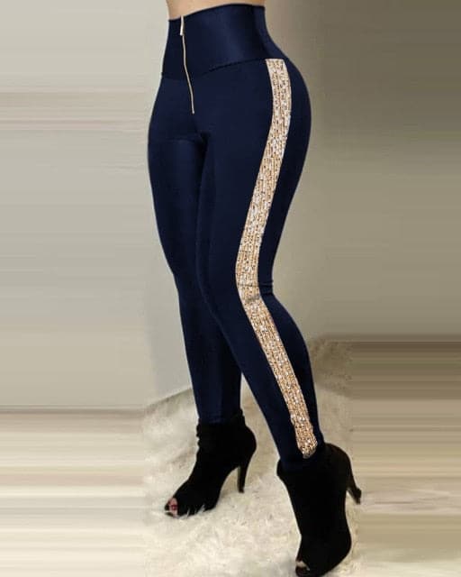 Fashion Sport Side Strip Pants