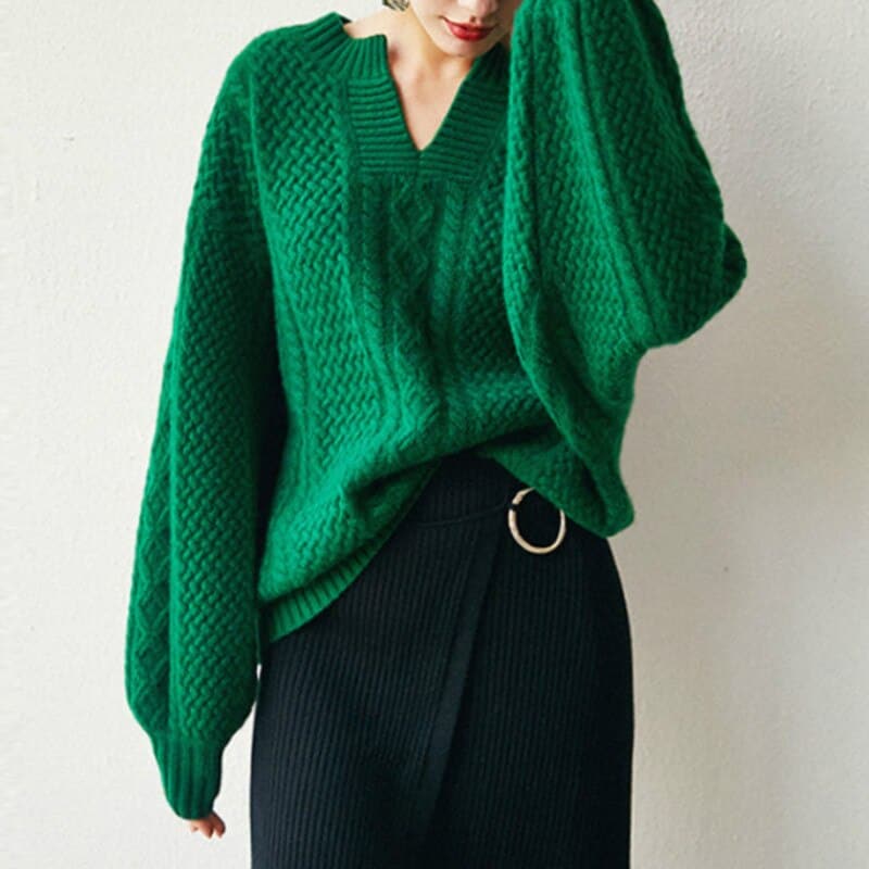 Winter New Woolen Vintage Sweater Casual Female Winter Woman Autumn Cashmere Fashion Jumpers Warmth Sweater Ladies Tops