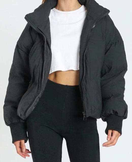 Women's Vintage Green Casual Pockets Coat